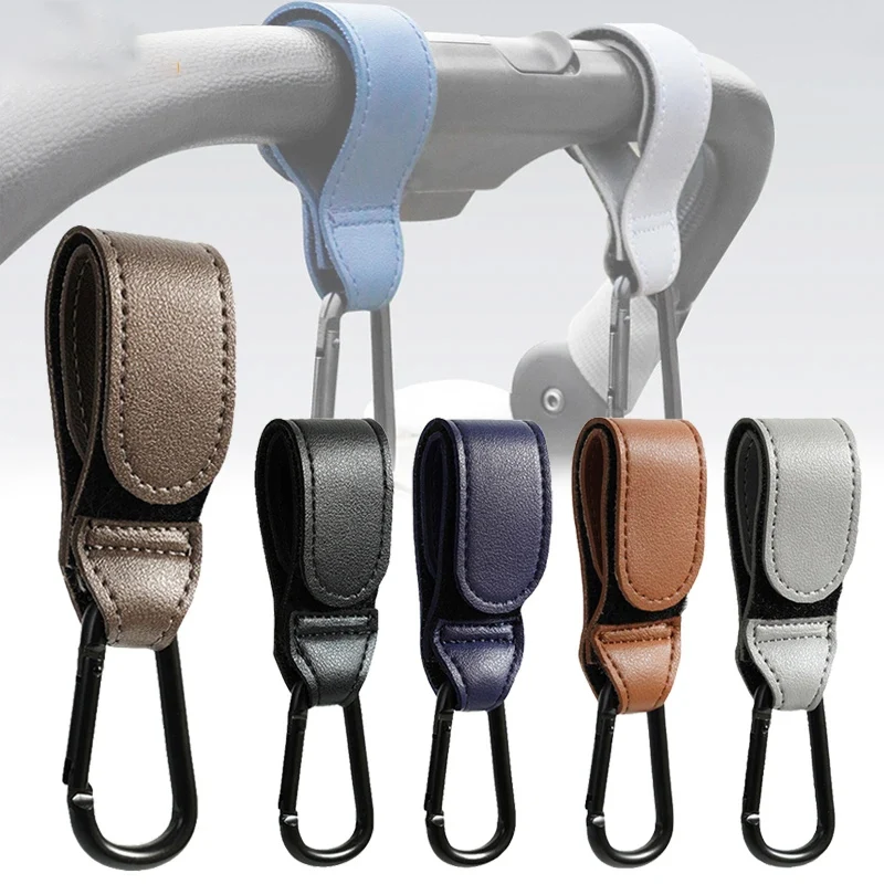 Travel Accessories Baby - Gantungan Kereta Bayi Fashion PU Kulit,