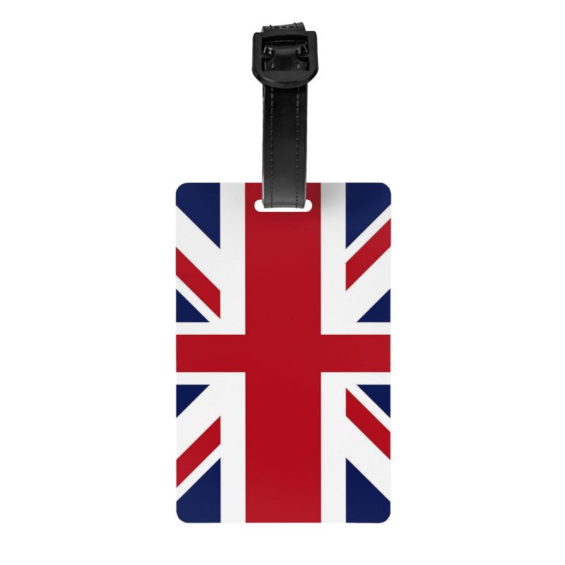 Luggage Cover Protector - Label Bagasi Retro Union Jack dengan