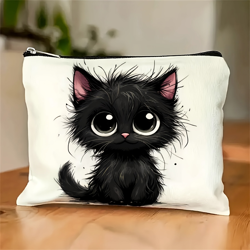 Travel Accessories Jewelry - Tas kosmetik bermotif kucing lucu -