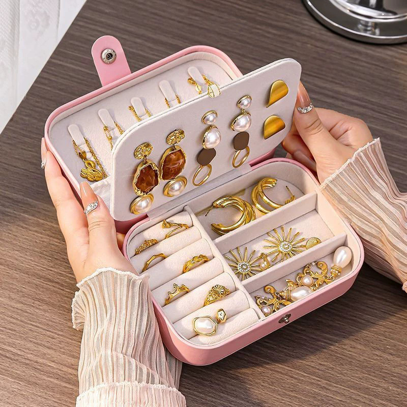Travel Accessories Jewelry - Kotak Perhiasan Mini Portabel Anti Oksidasi