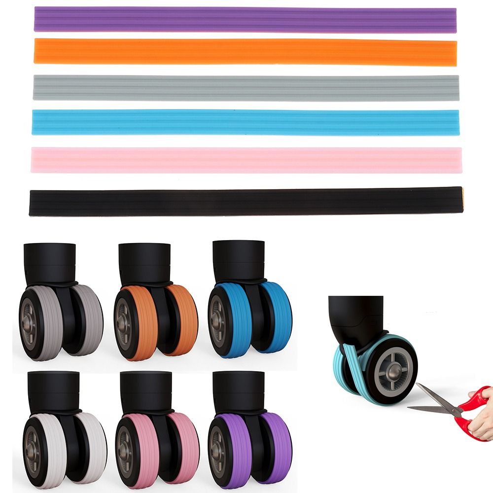 Luggage Cover Protector - Stiker pelindung roda bagasi dapat digunting