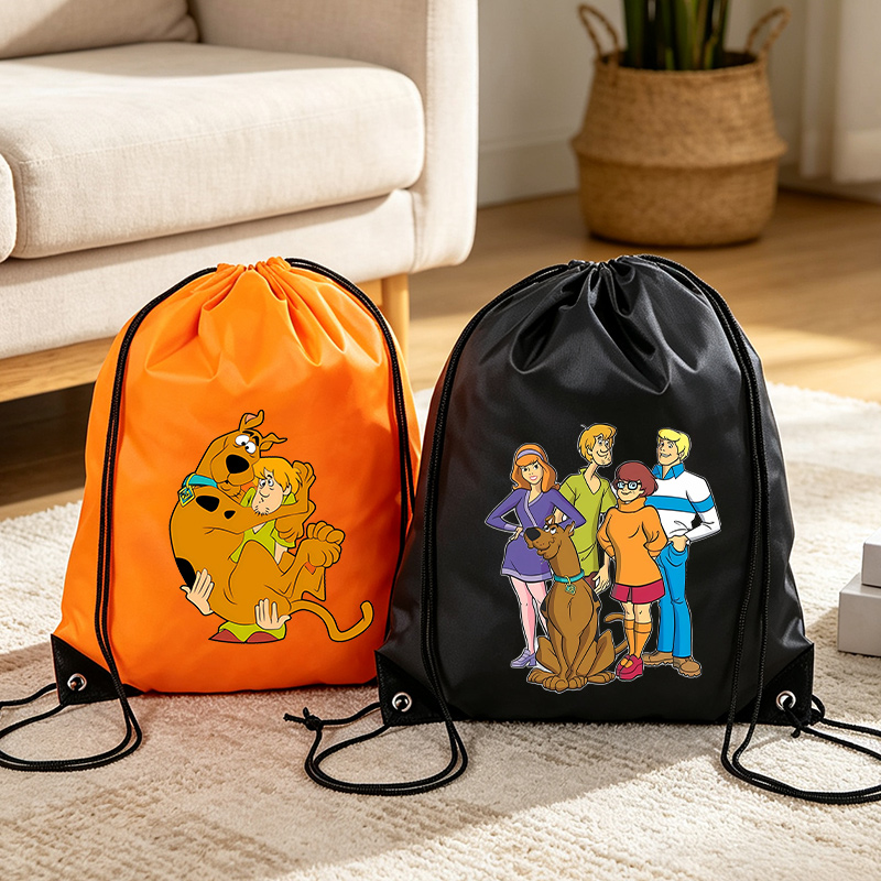 Travel Accessories Organizer Bag - Tas Penyimpanan Serut Scooby Doo, Ransel
