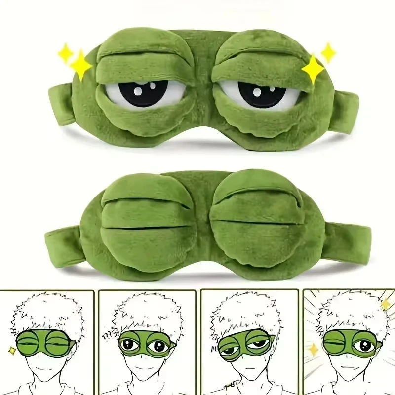 Travel Accessories Aesthetic - Masker Mata Berbentuk Katak Permainan Pesta