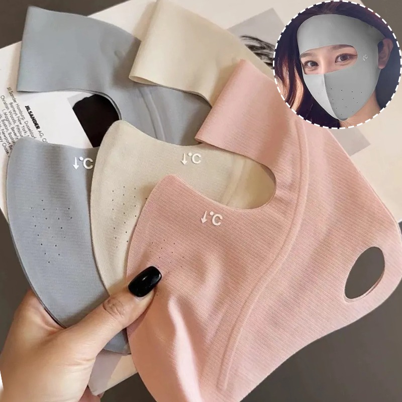 Masker Wajah UV Full-Face Baru - Travel Accessories Aesthetic ulasan dan harga