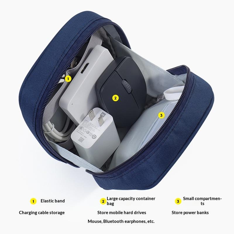 【F】Tas Organizer Kabel Portabe - Travel Accessories Organizer Bag ulasan dan harga