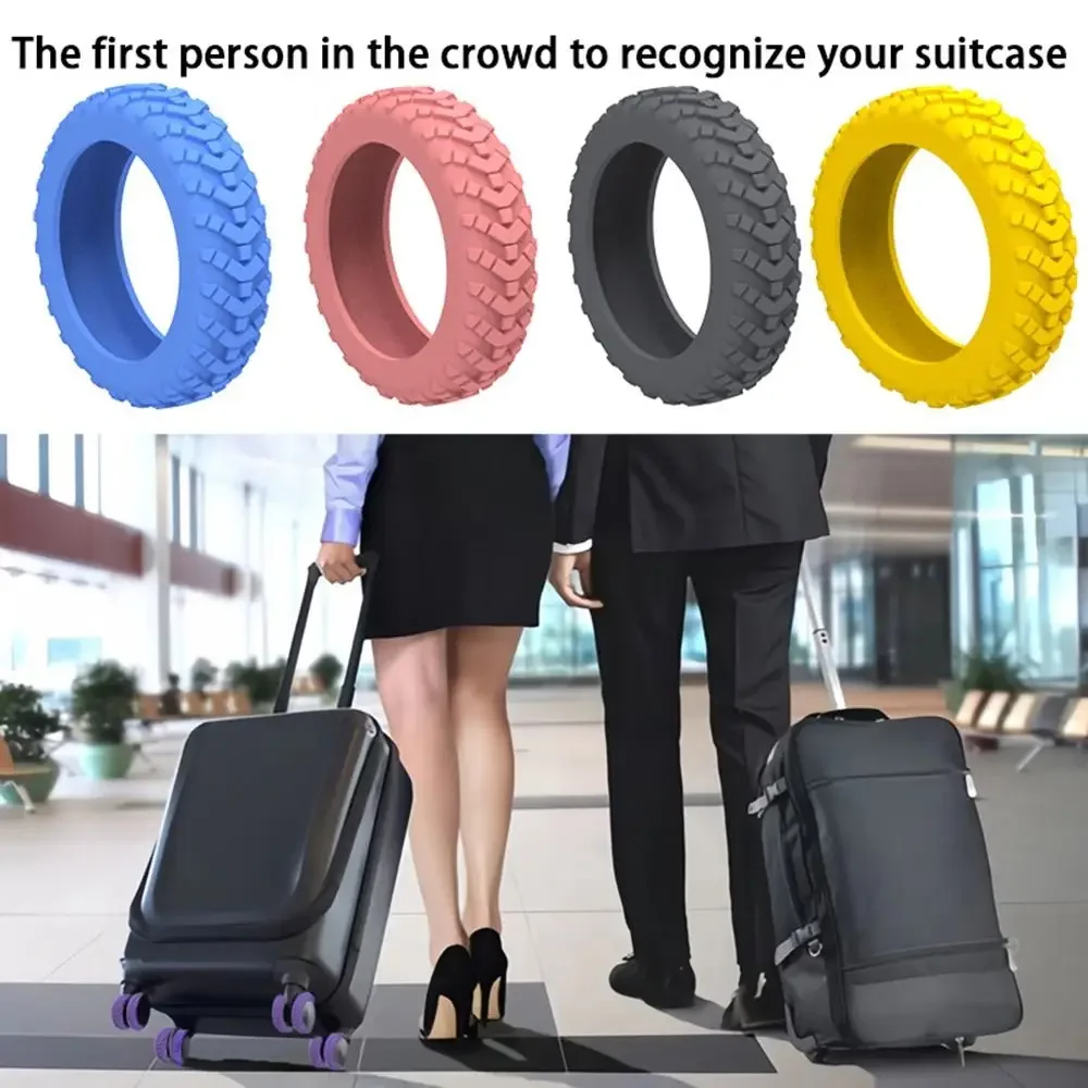 8 Buah Pelindung Roda Silikon  - Luggage Cover Protector ulasan dan harga