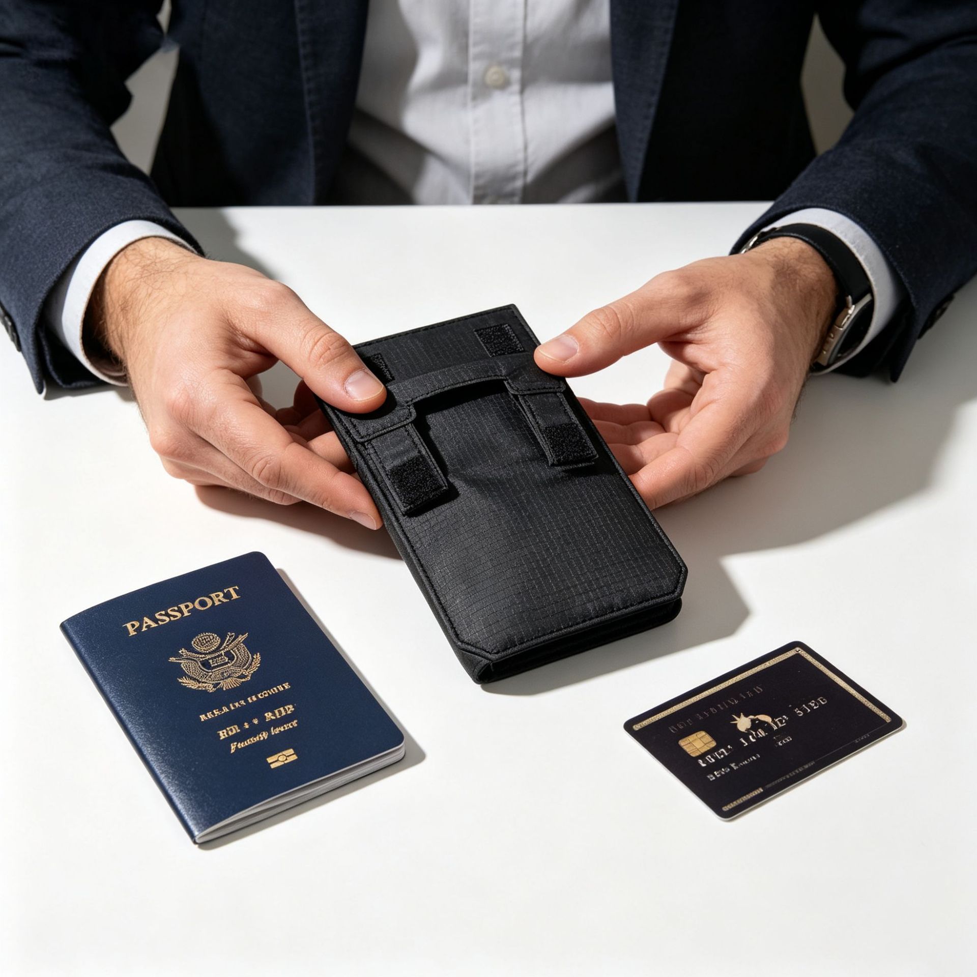Tas Pinggang dengan Tempat Uan - Travel Accessories Wallet ulasan dan harga