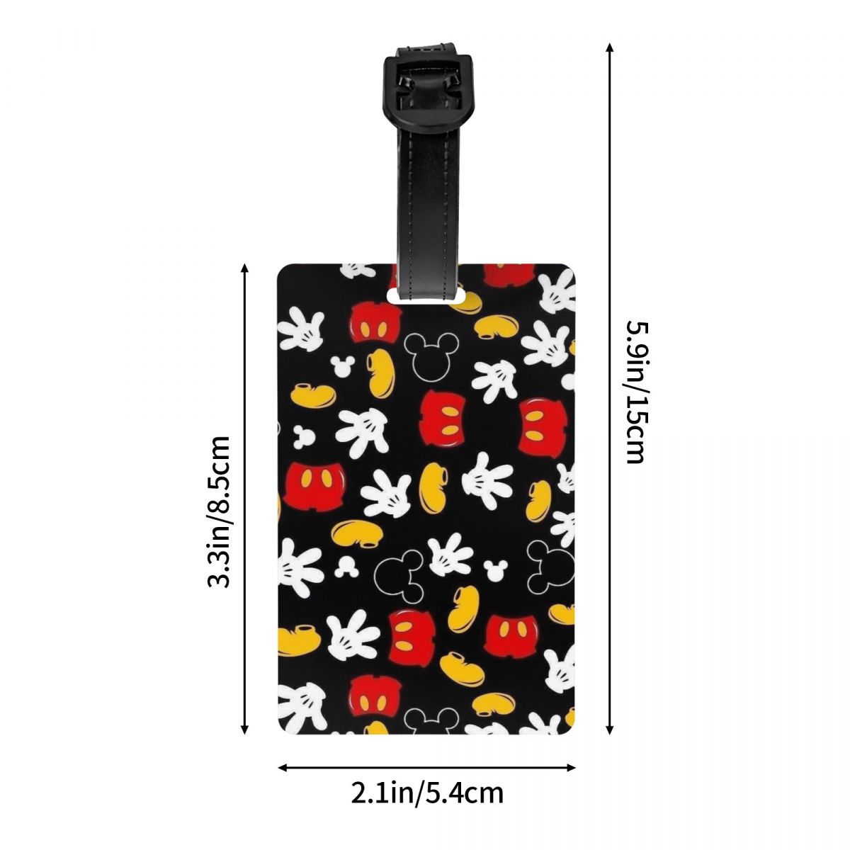 Tag Bagasi M-Mouse Kustom untu - Luggage Cover Protector ulasan dan harga