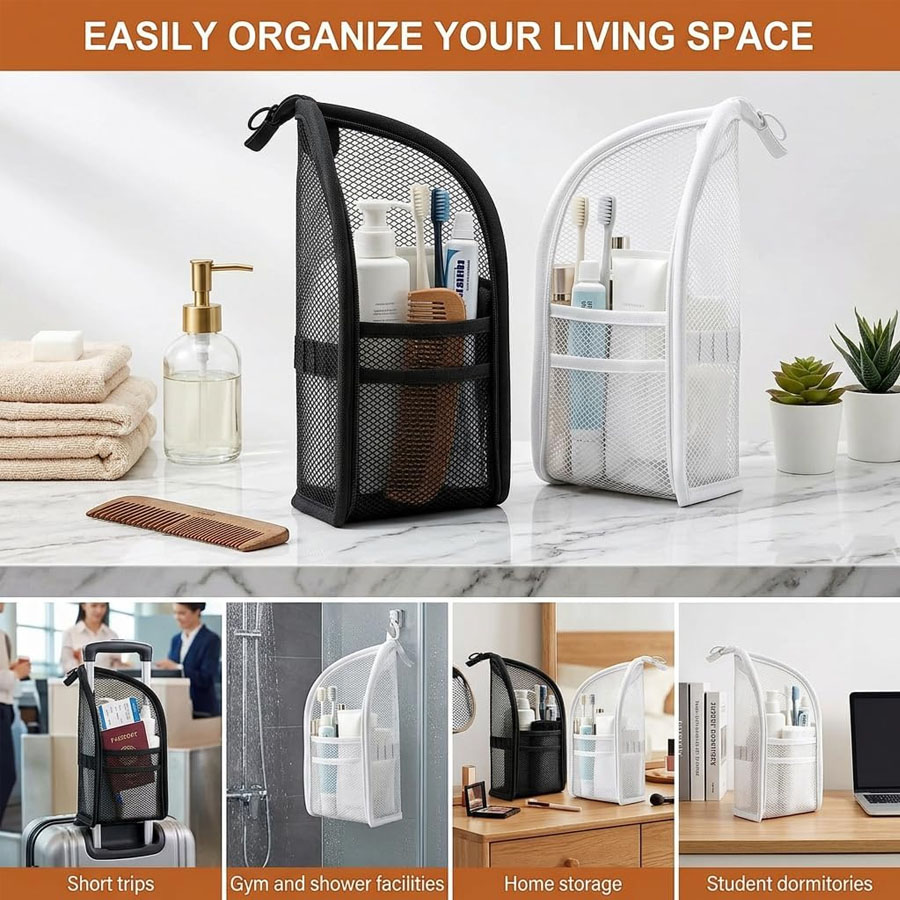 1 buah tas perlengkapan mandi  - Travel Accessories Organizer Bag ulasan dan harga
