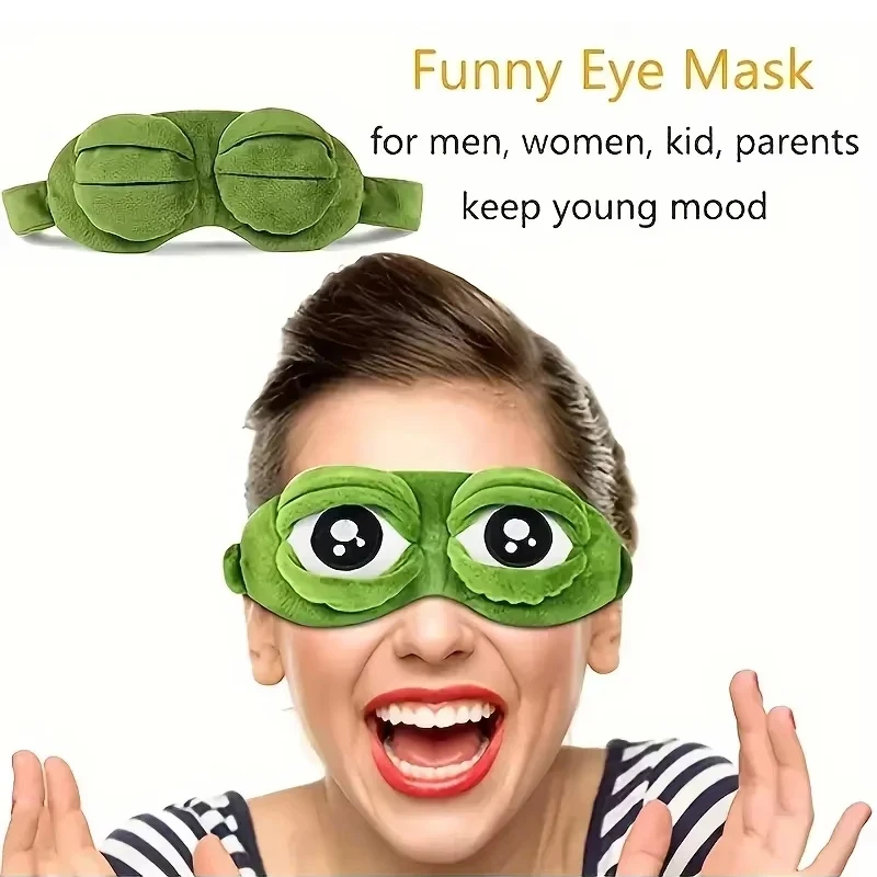Masker Mata Berbentuk Katak Pe - Travel Accessories Aesthetic ulasan dan harga