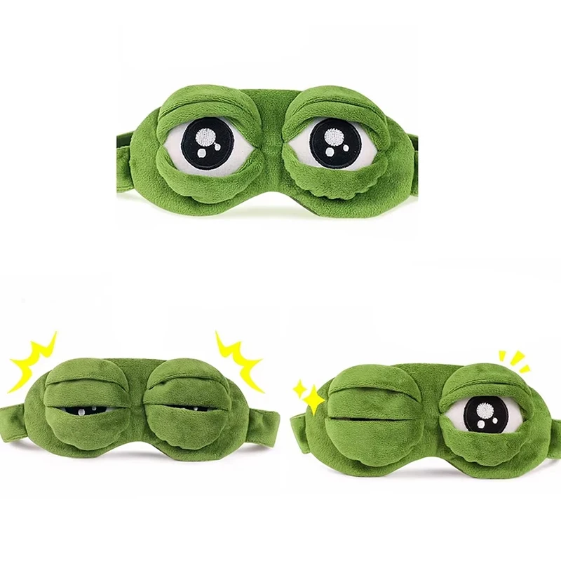 Masker Mata Berbentuk Katak Pe - Travel Accessories Aesthetic ulasan dan harga
