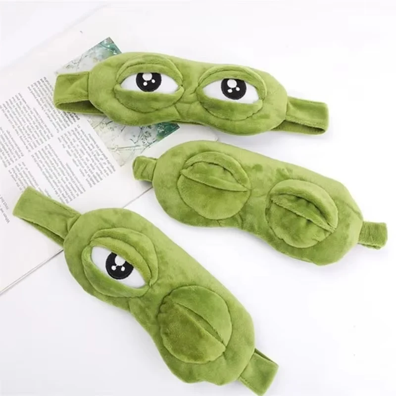 Masker Mata Berbentuk Katak Pe - Travel Accessories Aesthetic ulasan dan harga